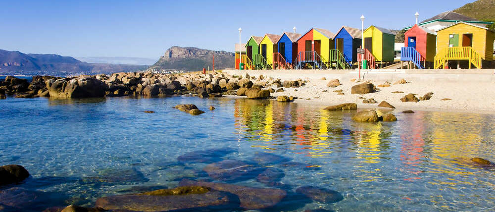 Voyage Afrique du Sud cabanes de plage Cape Town