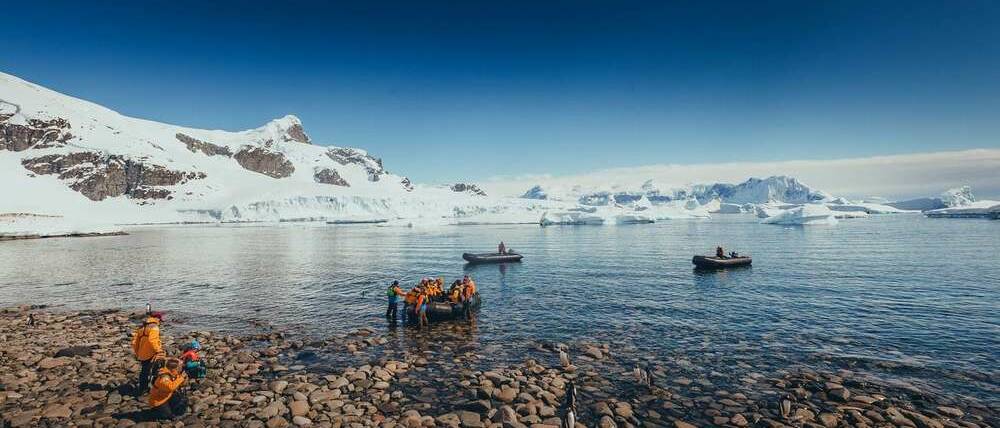 Voyage en Antarctique sortie en zodiac