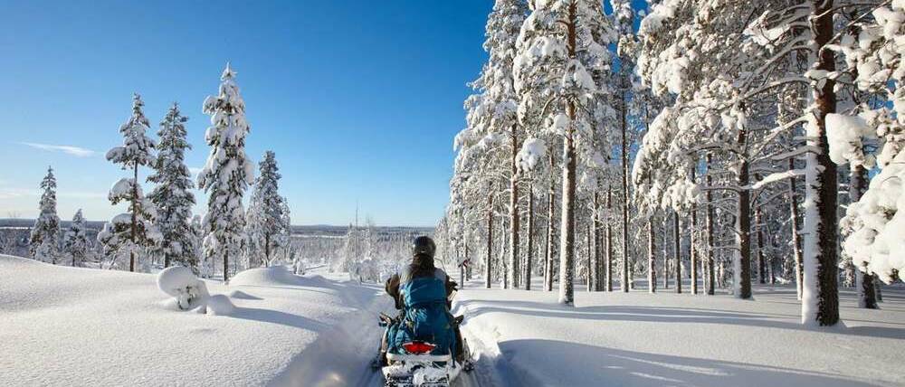 Voyage au Québec en hiver scooter