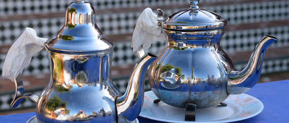 Séjour au Maroc service à thé Oualidia