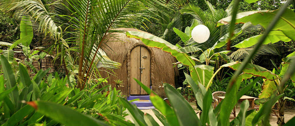 Voyage à Goa hôtel de charme discret dans végétation