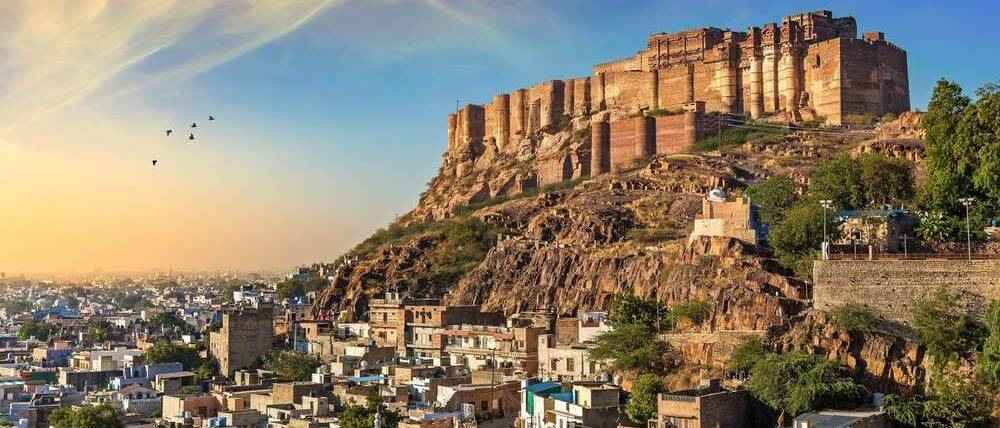 Voyage au Rajasthan fort de Mehrangarh Jodhpur et sa ville