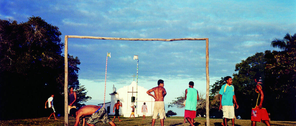 Voyage Brésil Trancoso partie de foot sur le quadrado
