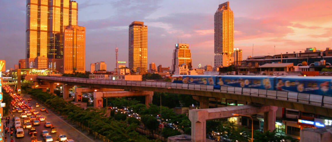 Voyage en Thaïlande sky train Bangkok