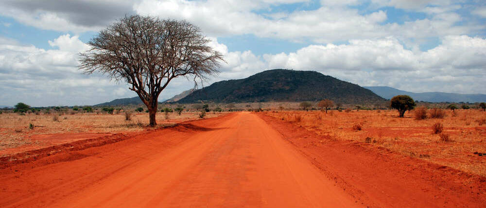Voyage Kenya piste du Parc national de Tsavo