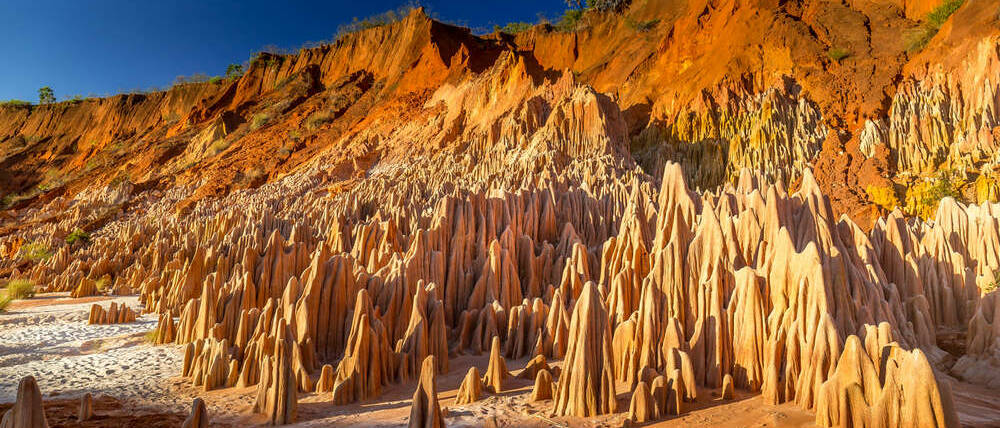 Voyage Madagascar nord géologique Tsingys rouges