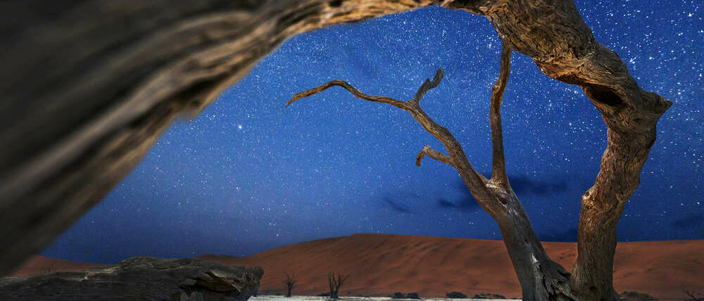 Voyage Namibie nuit étoilée dans le désert du Namib