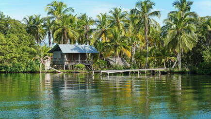 Voyage Panama séjour à Bocas del Toro vue sur el rio