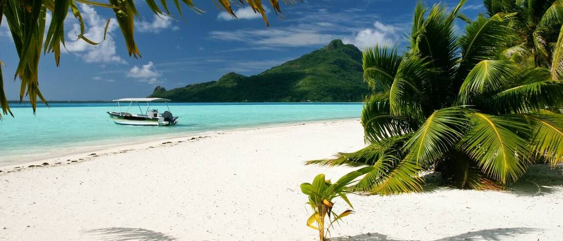 Voyage Polynésie française plage paradisiaque