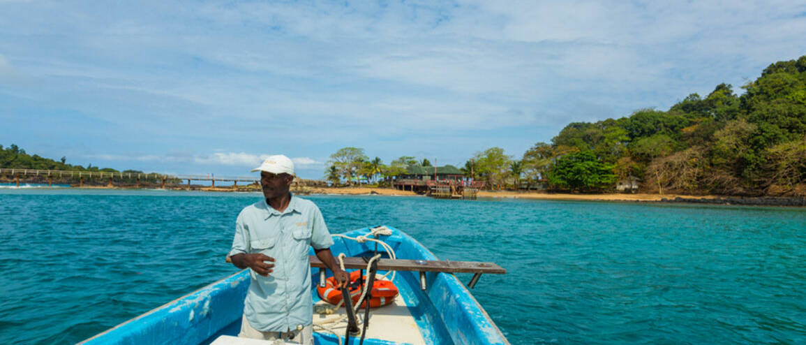 Voyage Sao Tome et Principe sortie en bateau