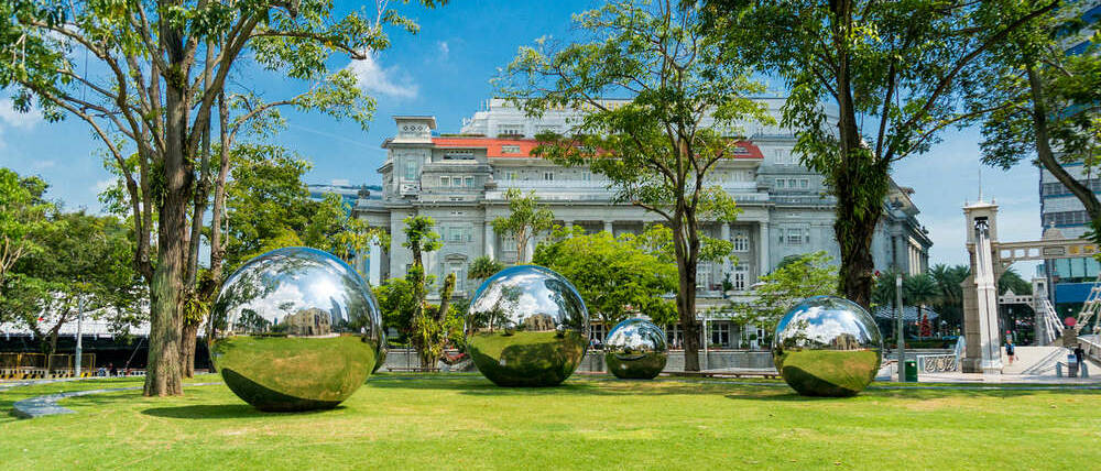 Voyage Singapour boules miroir