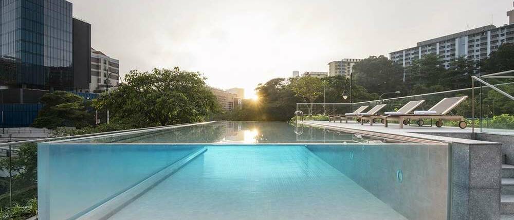 Voyage Singapour piscine hôtel de charme
