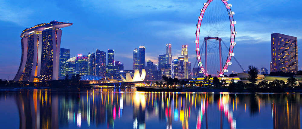 Voyage Singapour skyline