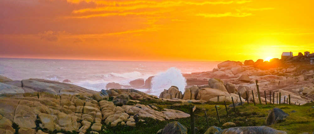 Voyage Uruguay coucher de soleil sur Cabo Polonio
