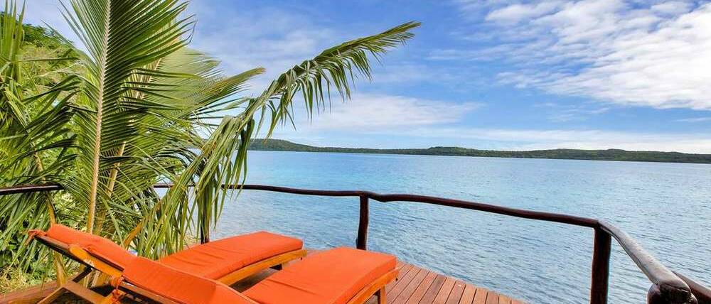 Voyage Vanuatu terrasse hôtel de charme Efate